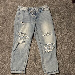 Trendy Light Blue Boyfriend Jeans